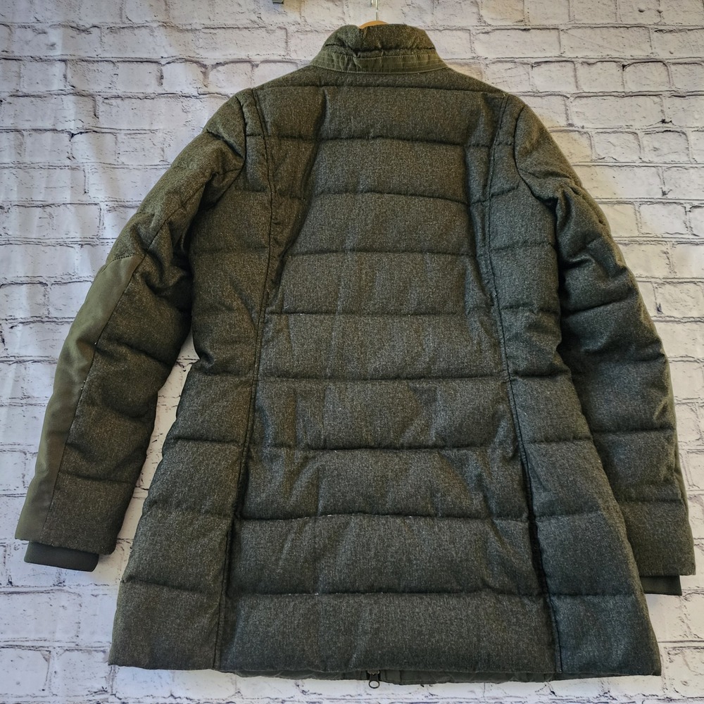 BARBOUR Women's Goldfinch Quilted Puffer Parka Jacket Green Size 8 US - Picture 15 of 15